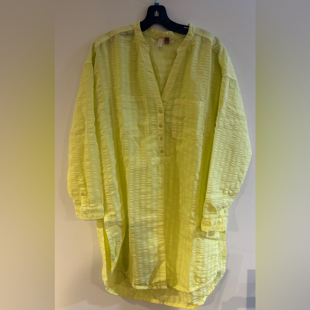 Pilcro lemon yellow tunic, size M